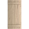 Ekena Millwork Rustic Four Board Joined Board-n-Batten Hand Hewn Faux Wood Shutters, 22W x 36H, PR SHUBJS22X36HHPR - alternate 12